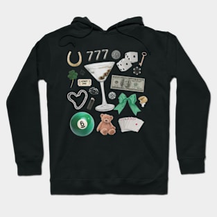 St Patricks Day Y2K Lucky Things Lucky Girl Syndrome Hoodie